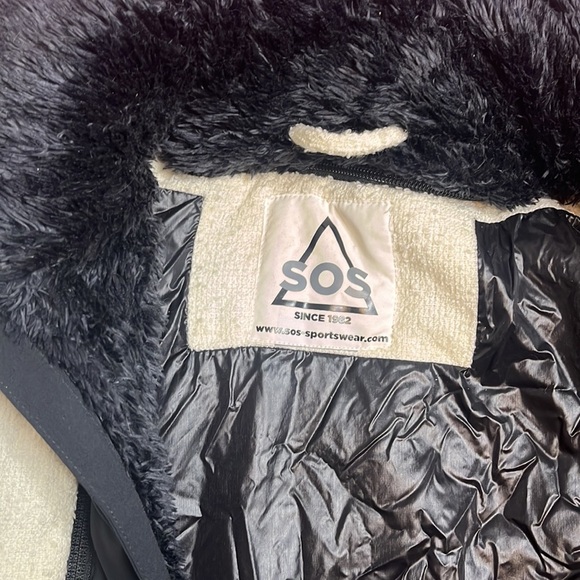 Sportswear of Sweden cream black biker ski jacket - Picture 13 of 16